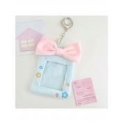 Cute Plush Card Holder With Bow And Star Design