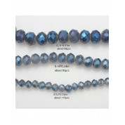 Versatile Crystal Glass Flat Beads Set