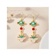 Vintage Chinese Style Pearl Earrings