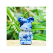 Mixed Material Tiny Bear Figurine