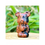 Mixed Material Tiny Bear Figurine