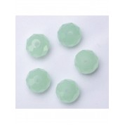 8mm Fruit Green Jade Glass Beads For Diy Crafts