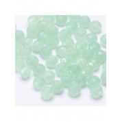 8mm Fruit Green Jade Glass Beads For Diy Crafts