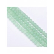 8mm Fruit Green Jade Glass Beads For Diy Crafts