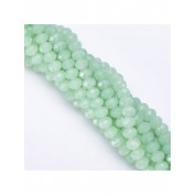 8mm Fruit Green Jade Glass Beads For Diy Crafts