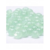 8mm Fruit Green Jade Glass Beads For Diy Crafts