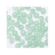 8mm Fruit Green Jade Glass Beads For Diy Crafts