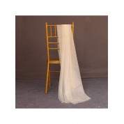 Versatile White Tulle Backdrop Curtain