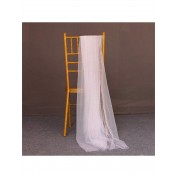 Versatile White Tulle Backdrop Curtain