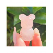 Mixed Material Tiny Bear Figurine