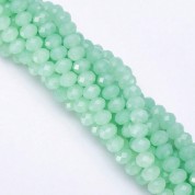 8mm Fruit Green Jade Glass Beads For Diy Crafts