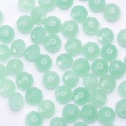 8mm Fruit Green Jade Glass Beads For Diy Crafts