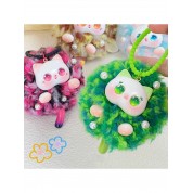 Dreamy Plush Animal Keychain Pendant