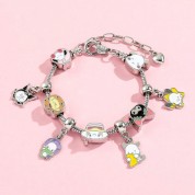 Sanrio Hellokitty Kuromi Beaded Bracelet