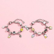 Sanrio Hellokitty Kuromi Beaded Bracelet