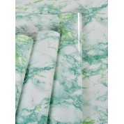 Jade Green Marble Self-adhesive Wallpaper