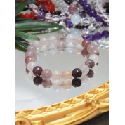 Violet Gold Silk Jade Bracelet For Ladies