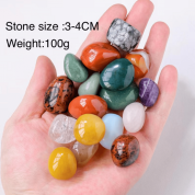 Mixed Crystal Agate & Jade Healing Stones Set