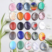 5pcs Natural Crystal Agate Jade Stress Relief Set