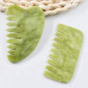 Jade Gua Sha Comb For Head Massage