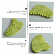 Jade Gua Sha Comb For Head Massage