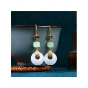 Auspicious Clouds Safety Buckle Earrings