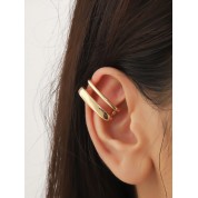 Elegant Non-piercing Ear Cuff With Zirconia