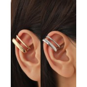 Elegant Non-piercing Ear Cuff With Zirconia