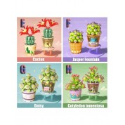 Diy Cactus Planter Building Block Toy