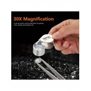 30x Jewelers Eye Magnifying Glass Loupe