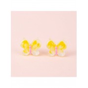 Colorful Butterfly Faux Jade Resin Earrings