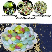 Multi Colored Jade Pebbles For Versatile Decoration