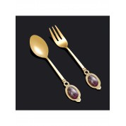 Natural Crystal Mini Jade Spoon