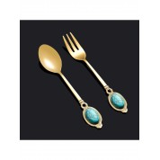 Natural Crystal Mini Jade Spoon