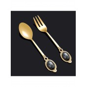 Natural Crystal Mini Jade Spoon