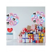 Cute Cartoon Birthday Balloons Set