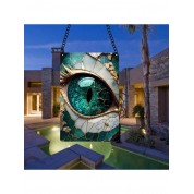 Eye Of The Jade Dragon Window Hanging