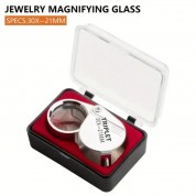 Jewelers Eye Loupe Magnifier 30x With Bag