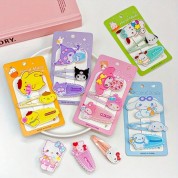 Cute Cartoon Decorative Hair Clips Set