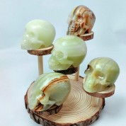 Afghan Jade Skull Head Home Decor