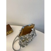 Glamorous Glittering Pvc Square Bag