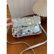 Glamorous Glittering Pvc Square Bag