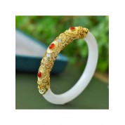 Elegant White Jade Bracelet For Ladies