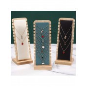 Elegant Bamboo Necklace Rack For Jewelry Display