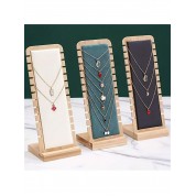 Elegant Bamboo Necklace Rack For Jewelry Display