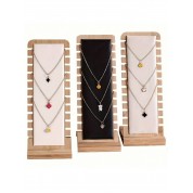 Elegant Bamboo Necklace Rack For Jewelry Display