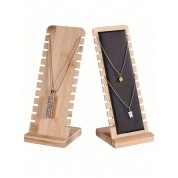 Elegant Bamboo Necklace Rack For Jewelry Display