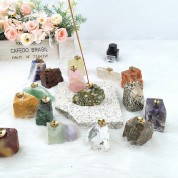 Natural Raw Stone Incense Holder