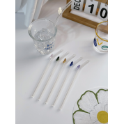 Colorful Bow Tie Glass Straws For Cold Drinks