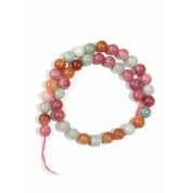 Versatile Rainbow Jade Beads For Diy Jewelry